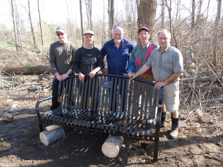 Lyn Valley Memorial bench